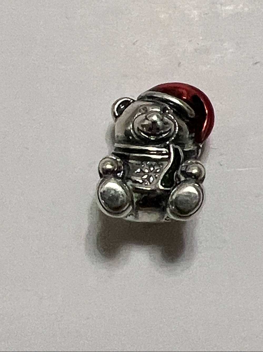 Pandora Christmas Bear Charm - Retired